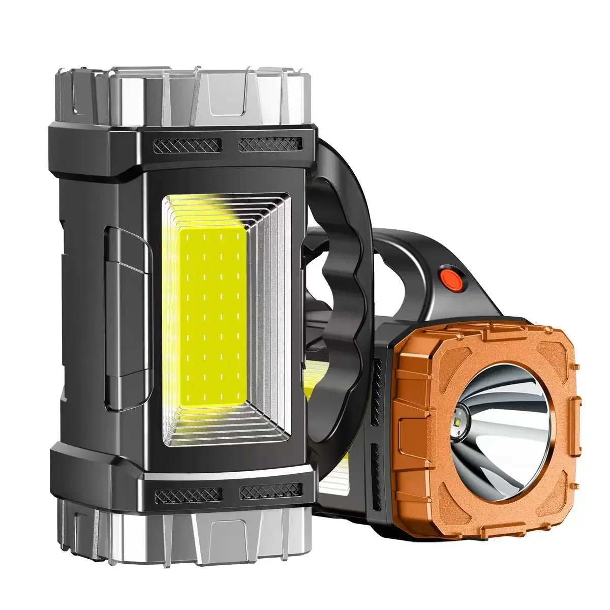 🔦 Lanterna LED Potente com Recarregamento USB + Solar