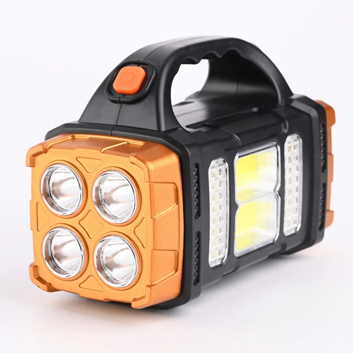 🔦 Lanterna LED Potente com Recarregamento USB + Solar