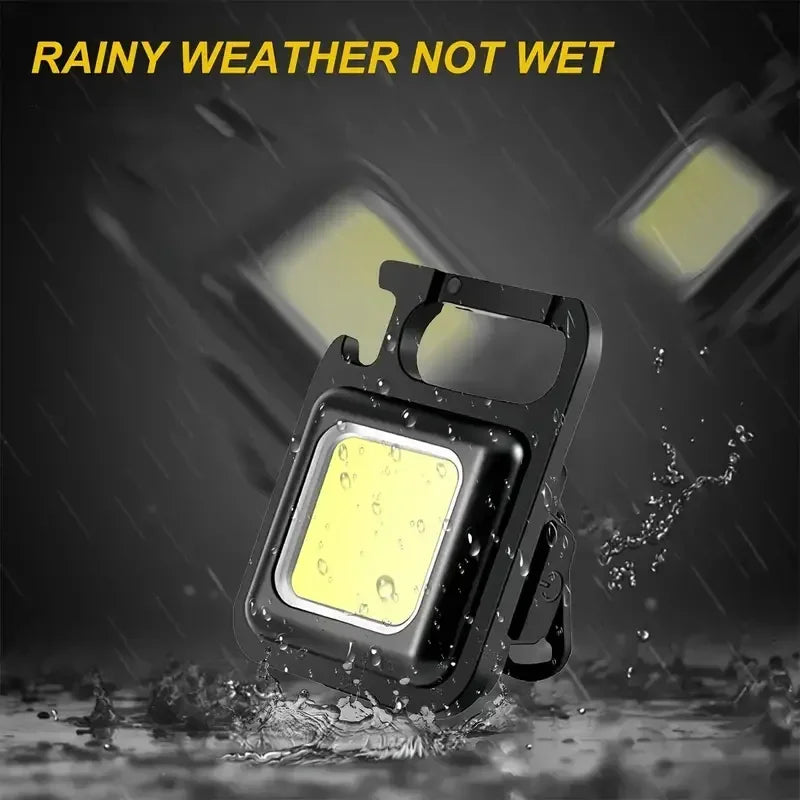 Mini Lanterna LED Portátil com Íman e Abridor – 800 Lumens
