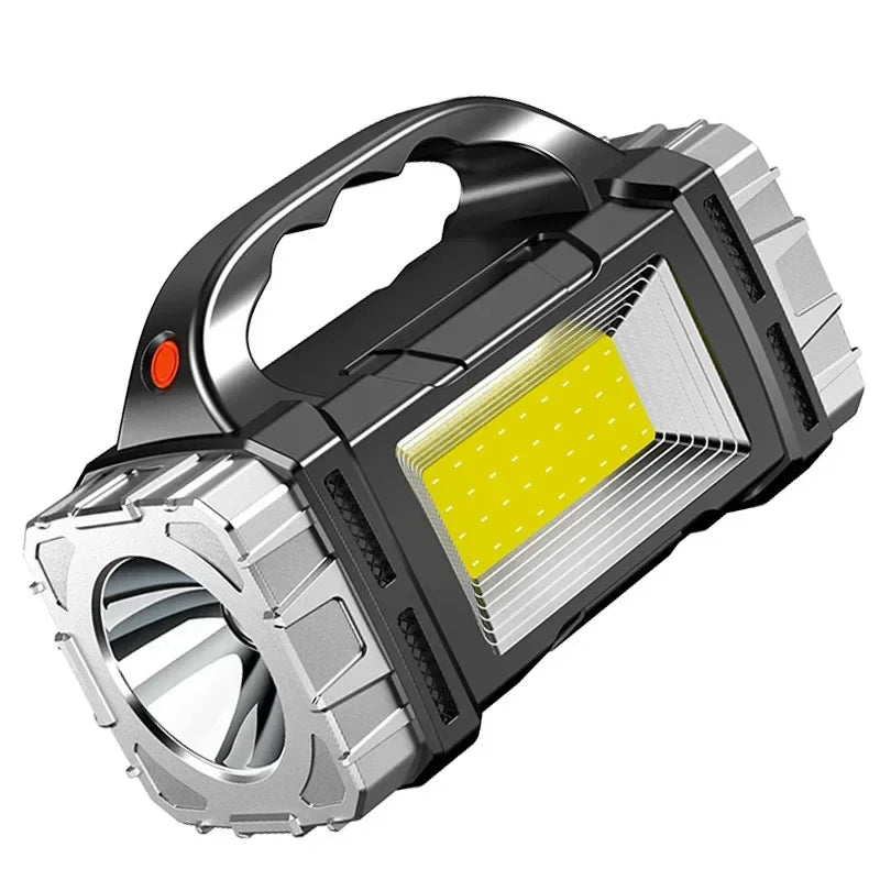 🔦 Lanterna LED Potente com Recarregamento USB + Solar