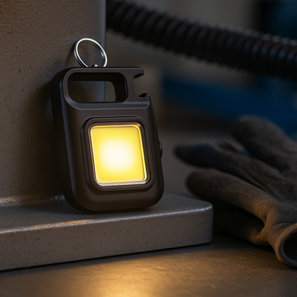 Mini Lanterna LED Portátil com Íman e Abridor – 800 Lumens