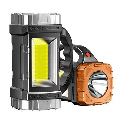 🔦 Lanterna LED Potente com Recarregamento USB + Solar