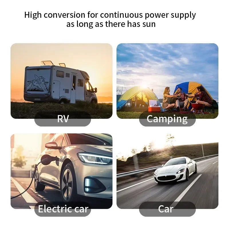 ☀️ Painel Solar Dobrável 70/40W à Prova d’Água