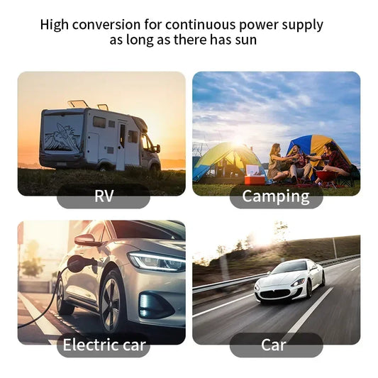 ☀️ Painel Solar Dobrável 70/40W à Prova d’Água