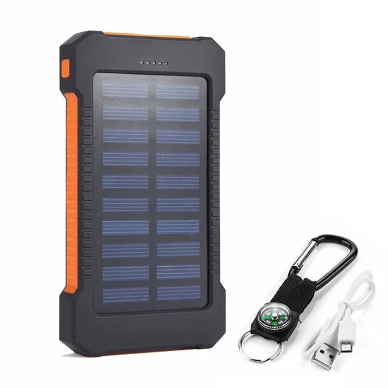 200000mAh Solar Power Bank Large Capacity Portable Charger Fast Charging External Battery for IPhone Samsun Huawei Powerbank