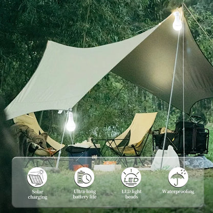 🌞 Luz Solar Suspensa à Prova d’Água IP68 com USB