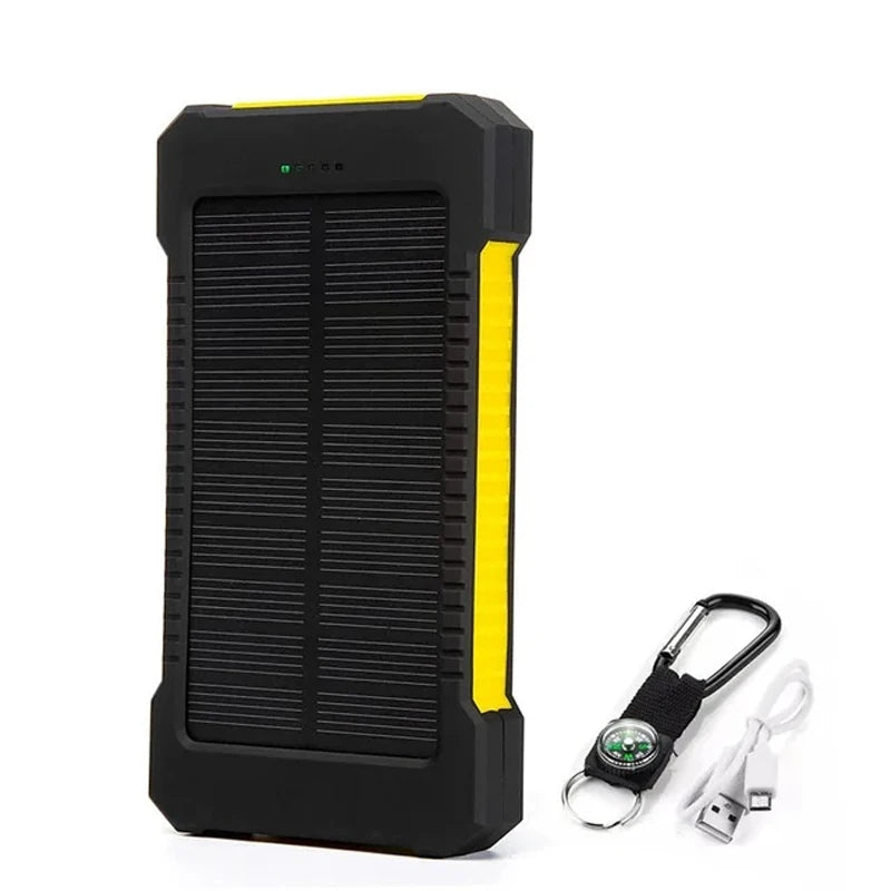 200000mAh Solar Power Bank Large Capacity Portable Charger Fast Charging External Battery for IPhone Samsun Huawei Powerbank